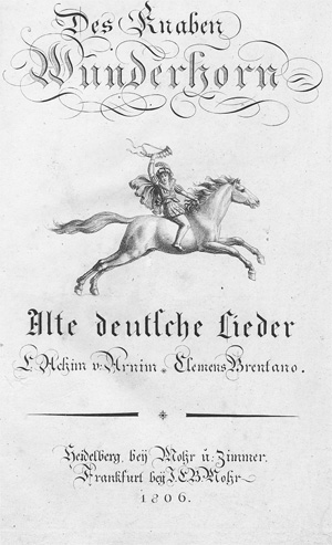 Lot 2010, Auction  128, Arnim, Ludwig Achim von, Des Knaben Wunderhorn
