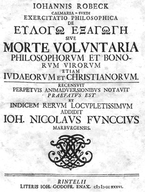 Los 2124 - Robeck, Johann - Exercitatio philosophica de eulogo exagoge  - 0 - thumb