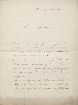 Los 2337 - Gilm zu Rosenegg, Herman von - Brief an einen Lyriker. 1854 - 0 - thumb