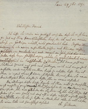 Los 2338 - Girtanner, Christoph - Brief aus Paris an einen Freund.1790 - 0 - thumb