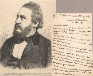 Los 2370 - Lorm, Hieronymus - Brief an den Verleger Leopold Rosner. 1878 - 0 - thumb