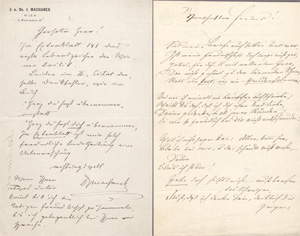 Los 2396 - Österreichische Schriftsteller des 18. und 19. Jahrhunderts - 44 Autographen - 0 - thumb