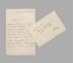 Los 2411 - Gleichen-Rußwurm, Emilie von - Brief an einen Oberstleutnant in Nürnberg.1863 - 0 - thumb