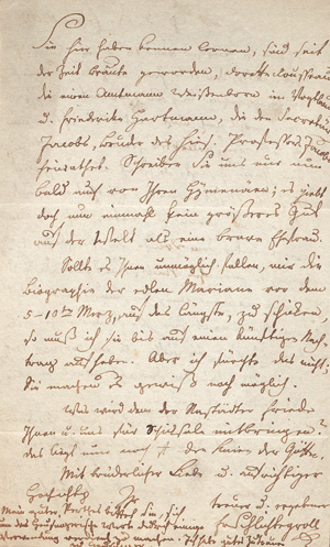 Los 2414 - Schlichtegroll, Friedrich von - Brief an einen "geliebten Freund". Gotha 1798 - 0 - thumb
