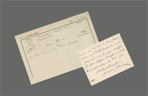 Los 2417 - Schnitzler, Arthur - Briefkarte an Hermine Claar-Delia über sein Drama "Liebelei". 1895 - 0 - thumb
