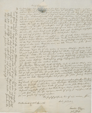 Los 2418 - Schoppe, Amalie - Brief an Theodor Hell (Winkler) in Dresden. 1826 - 0 - thumb