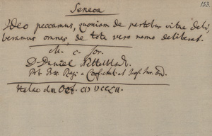 Los 2457 - Nettelbladt, Daniel - Albumblatt. Halle 1752 - 0 - thumb