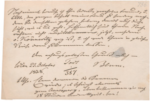 Los 2462 - Blum, Robert - 2 Briefe + wertvolle Beilagen. Wien 1848 - 0 - thumb