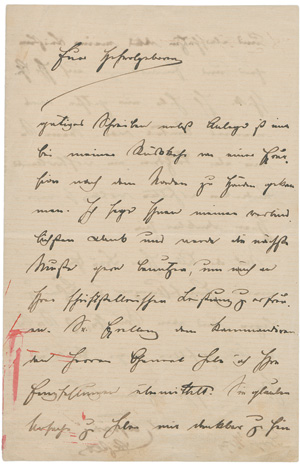 Los 2464 - Caprivi, Leo Graf von - Brief an einen Schriftsteller. 1871 - 0 - thumb