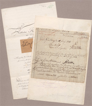 Los 2467 - Courbière, Guillaume René Baron de - Signierter Kosten-Anschlag zur Festung Graudenz. 1808 - 0 - thumb
