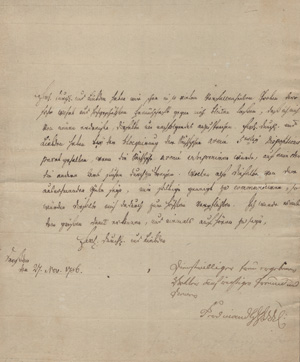 Los 2471 - Ferdinand, Herzog zu Braunschweig-Lüneburg - Brief im Siebenjährigen Krieg an einen Befehlshaber. Dresden 1756 - 0 - thumb