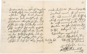 Los 2492 - Wartensleben, Alexander Hermann Graf von - Eigenhändiger Brief an einen Direktor des Geheimen Rates. 1703 - 0 - thumb