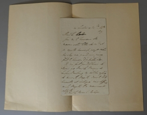 Los 2494 - Wellington, Arthur Wellesley Herzog von - Brief an einen Baron. London 1819 - 3 - thumb