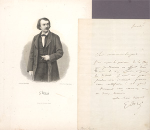 Los 2501 - Doré, Gustave - Brief an einen Herrn über ein künstlerisches Motiv. 1865 - 0 - thumb