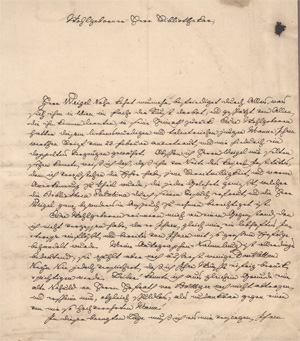 Los 2509 - Dietrichstein, Moriz Fürst von - Brief nach Dresden über Autographen-Tausch. 1832 - 0 - thumb