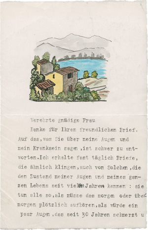 Los 2620 - Hesse, Hermann - 14 Briefe u. 1 signiertes Porträt.1928-1934 - 1 - thumb