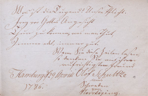 Lot 2636, Auction  128, Stammbuch, des Hamburger Handlungsakademie-Schülers J. A. Bröms aus Orebrö in Schweden. 