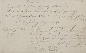 Lot 2638, Auction  128, Stammbuch, eines J. G. B. aus Kassel. 1793-1797.