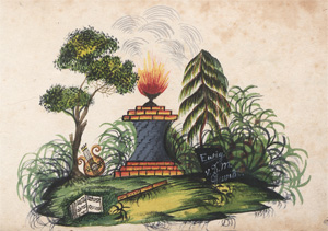 Lot 2642, Auction  128, Stammbuch, der Mathilde von Drewitz aus Worlack (Ostpreußen). 1819-1826