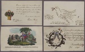 Lot 2643, Auction  128, Stammbuch-Kassette, der Familie Bösing in Grünberg (Schlesien). 1835-1854.