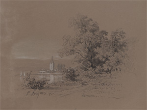 Lot 2645, Auction  128, Poesie-Album, einer Schülerin des Internats Petit Chateau in Lausanne. 1857.