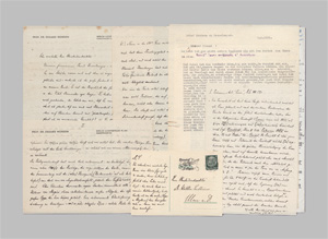 Lot 2675, Auction  128, Norden, Eduard, 2 Briefe, 1 Postkarte und 5 Beilagen