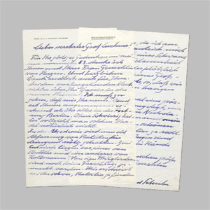 Lot 2728, Auction  128, Scheibe, Richard, Brief an den Maler Heinrich Graf von Luckner. 1962