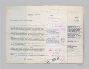 Lot 2733, Auction  128, Bernauer, Rudolf, Brief an Prof. Hans Knudsen + Beigabe Rudolf Forster