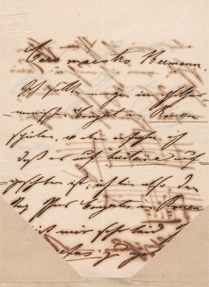 Lot 2740, Auction  128, Döhler, Theodor, Brief an den Liszt-Schüler Hermann Cohen. 1838