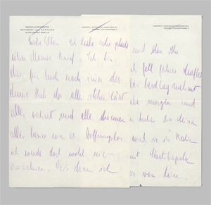 Lot 2744, Auction  128, Karajan, Herbert von, Brief an seine Eltern. Nach 1937