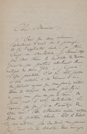 Lot 2746, Auction  128, Lacôme d'Estalenx, Paul Jean Jacques, 13 Briefe + Beigaben. 1874-1879