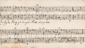 Lot 2747, Auction  128, Lieder-Buch 1720, Musikmanuskript zum Nürnbergischen Gesang-Buch. 1720
