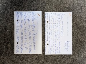 Los 2757 - Schneider, Romy - 3 eigenhändige Briefe an einen Filmroduzenten. Mit 3 Setfotos. 1976 - 4 - thumb
