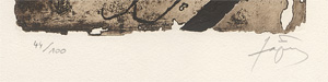 Los 3042 - Bouchet, André du und Tàpies, Antoni - Illustr. - Sur un Gérondif - 1 - thumb