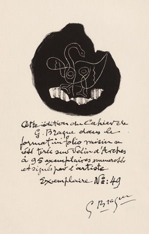 Lot 3043, Auction  128, Braque, Georges, Cahier 1916-1947