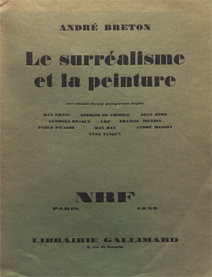Lot 3049, Auction  128, Breton, André, Le Surréalisme et la Peinture.