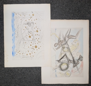 Los 3072 - Dali, Salvador - 23 kolorierte und pochoir-kolorierte Original-Kaltnadelradierungen auf Arches-Velin - 2 - thumb