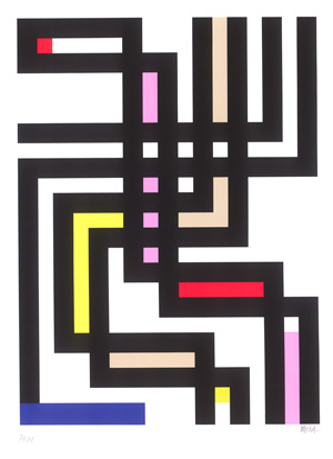 Lot 3082, Auction  128, Dexel, Walter, Fünf Serigraphien 1965 bis 1970. Herausgegeben von Walter Vitt