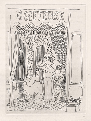 Lot 3083, Auction  128, Montfort, Eugène und Dufy, Raoul - Illustr., La belle-enfant ou l'amour à quarante ans