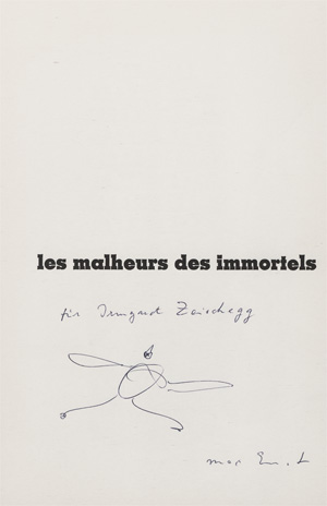 Lot 3087, Auction  128, Eluard, Paul und Ernst, Max - Illustr., Les malheurs des immortels
