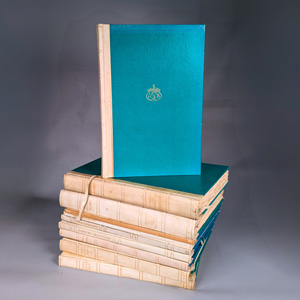 Lot 3092, Auction  128, Ernst-Ludwig-Presse, 10 Bände der Reihe. OHalbpergament mit goldgeprägten RTiteln 