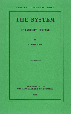 Lot 3112, Auction  128, Graham, Rodney, The System of Landor's Cottage