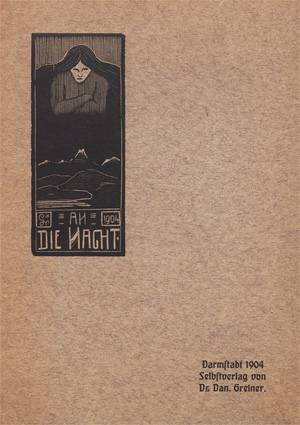 Lot 3115, Auction  128, Greiner, Daniel, An die Nacht. Gedichte