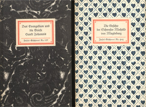 Lot 3148, Auction  128, Insel-Bücherei, Zwei Bände (teils aus kriegsvernichteter Auflage)
