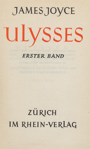 Lot 3152, Auction  128, Joyce, James, Ulysses. Vom Verfasser geprüfte definitive deutsche Ausgabe