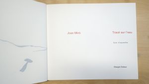 Los 3238 - Miró, Joan - Tracé sur l´ eau - 5 - thumb