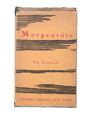 Lot 3248, Auction  128, Morgenröte, Ein Lesebuch