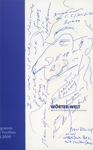 Lot 3304, Auction  128, Rühmkorf, Peter, Drei Werke, jeweils mit eigenh. Widmung und Zeichnung), Beigaben, Briefe