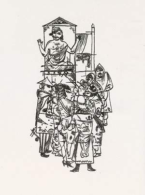 Lot 3315, Auction  128, Wieland, Christoph Martin und Schlichter, Rudolf - Illustr., Auszug aus Lucians Nachrichten vom Tode des Peregrinus