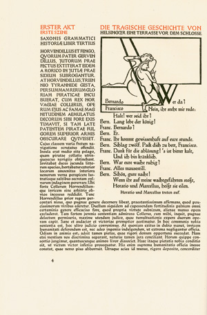 Lot 3325, Auction  128, Shakespeare, William, Die tragische Geschichte von Hamlet
